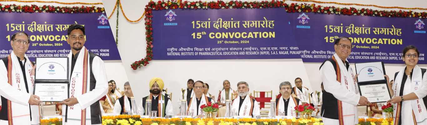 15th Convocation of NIPER S.A.S. Nagar